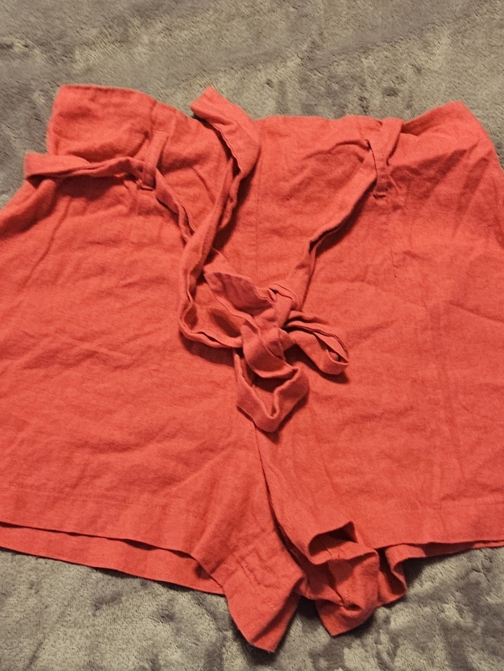 june & hudson Red High Waist Women’s Shorts